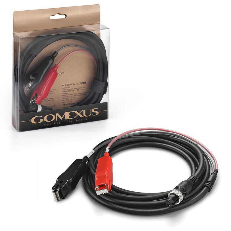 GOMEXUS Power Cord for Daiwa Tanacom 1000 Seaborg 300J Shimano ForceMaster 2000 Electric Reels Power Cable 270cm 8.86 Feet - Image 5
